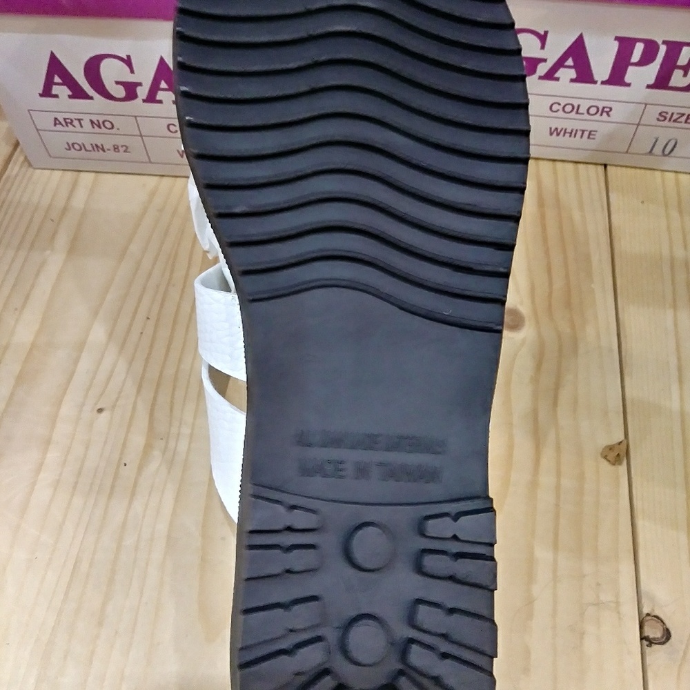 WHITE AGAPE SANDALS - Picture 5 of 6